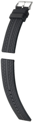 Силиконова каишка Hirsch Wheeler L 40718850-2, черна, дължина L