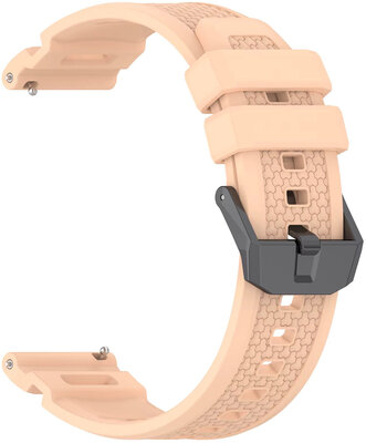 Силиконова каишка Ricardo 24mm (pro Garmin Venu X1), бежов, Quick Release