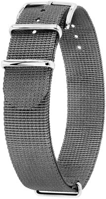 Текстилна каишка Hirsch Rush Recycle XL 40536030-2, сива, дължина XL