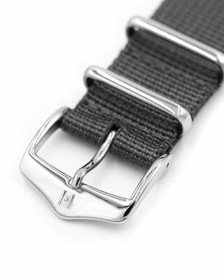 текстилна каишка Hirsch Rush Recycle XL 40536030-2, сива, дължина XL