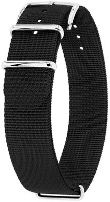 Текстилна каишка Hirsch Rush Recycle XL 40536050-2, черна, дължина XL