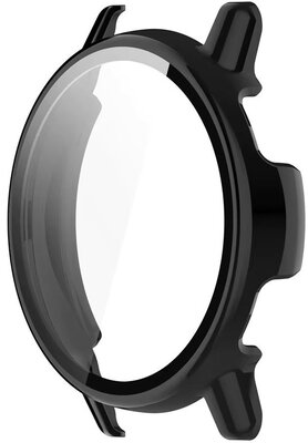 Защитно покритие (pro Garmin Vívoactive 5), пластмасов, черен + стъкло