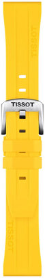 Силиконова каишка Tissot T852.050.994 20mm, жълт, Quick Release