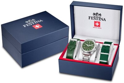 Festina Swiss Made 20081/3 (+ 2 резервни ремъци)