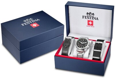 Festina Swiss Made 20081/4 (+ 2 резервни ремъци)