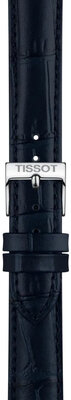 Кожена каишка Tissot T852.051.034 16mm, синьо, Quick Release