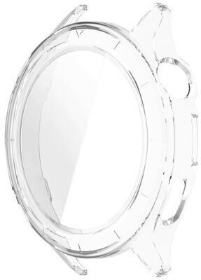 Защитен калъф (за Xiaomi Watch S4 47mm), пластмасов, прозрачен + стъкло