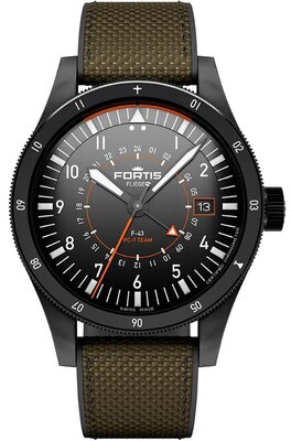 Fortis Flieger F-43 Triple-GMT Automatic COSC Chronometer F4260004 Limited Edition 100pcs (+ резервна каишка)