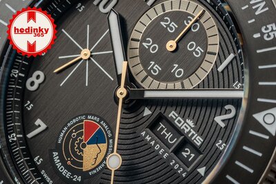 Fortis Novonaut N-42 Automatic Chronograph Amadee-24 F2040016 Limited Edition 100pcs (+ резервна каишка)