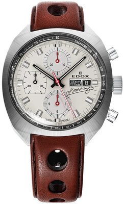 Edox Sportsman Automatic Chronograph 01132 3G BEAN Juan Manuel Fangio Limited Edition 115pcs (+ резервна каишка)