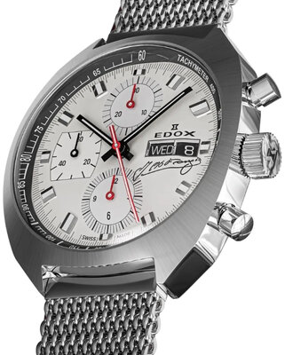 Edox Sportsman Automatic Chronograph 01132 3G BEAN Juan Manuel Fangio Limited Edition 115pcs (+ резервна каишка)