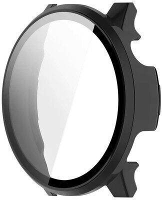 Защитно покритие (pro Garmin Venu 4, 45mm), пластмасов, черен + стъкло