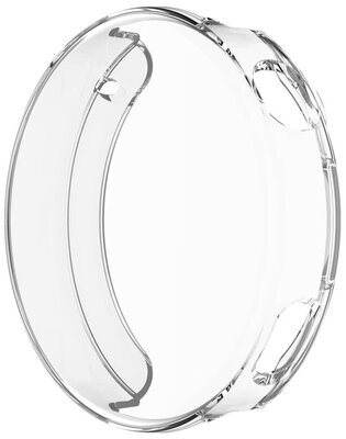 Защитен калъф (за Huawei Watch GT 6/7, 41mm), пластмасов, прозрачен + стъкло
