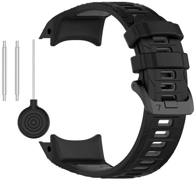 Силиконова каишка Ricardo 22mm (pro Garmin Instinct 3, 45mm), черен