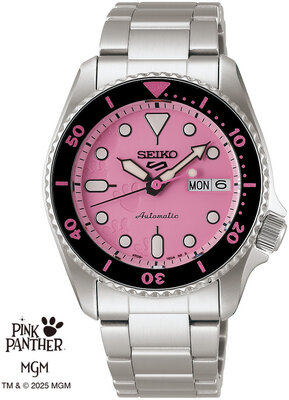 Seiko 5 Sports Automatic SRPM07K1 Pink Panther Limited Edition 9999pcs (+ резервна каишка)