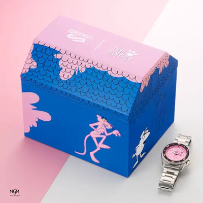 Seiko 5 Sports Automatic SRPM07K1 Pink Panther Limited Edition 9999pcs (+ резервна каишка)
