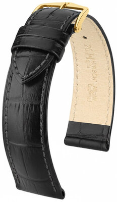 Кожена каишка Hirsch Duke 01028150NQ-1, черен, телешка
