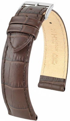 Кожена каишка Hirsch Duke L 01028010NQ-2, кафяв, телешка кожа, дължина L