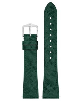 Кожена каишка Hirsch Giffone L 01875040-2, зелена, телешка кожа, дължина L, Quick Release