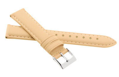 Кожена каишка JVD R41342 14mm, бежов