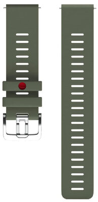 Силиконова каишка Polar 20mm, зелен, vel. M/L, Quick Release