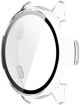 Защитен калъф (за Garmin Vívoactive 6), пластмасов, прозрачен + стъкло