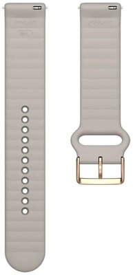 Силиконова каишка Polar 20mm с тунел, бежов, размер S-L, Quick Release