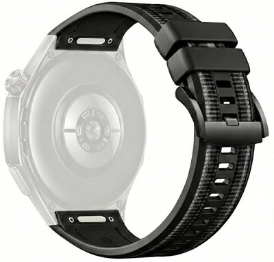 Силиконова каишка Ricardo Roccaraso 22mm, Black, QuickFit
