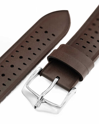 каучукова каишка Hirsch NYAD L 0921099010-2, кафява, естествен каучук, дължина L, Quick Release