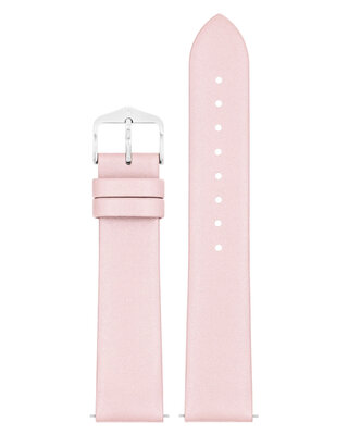 Кожена каишка Hirsch Cashmere M 03902123-2, розова, телешка кожа, дължина M, Quick Release