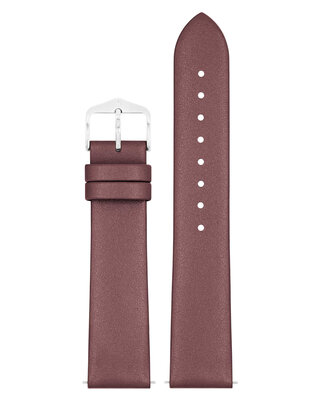 Кожена каишка Hirsch Cashmere M 03902161-2, кафява, телешка кожа, дължина M, Quick Release