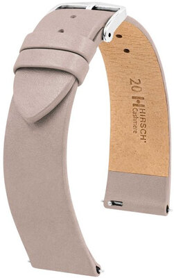 Кожена каишка Hirsch Cashmere M 03902195-2, бежова, телешка кожа, дължина M, Quick Release