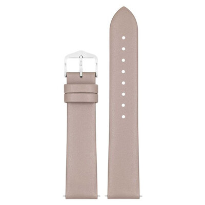Кожена каишка Hirsch Cashmere M 03902195-2, бежова, телешка кожа, дължина M, Quick Release