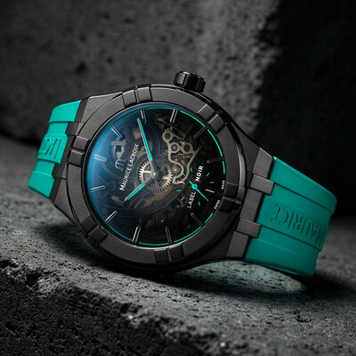 Maurice Lacroix Aikon Automatic Skeleton AI6028-DLB0B-030-H Label Noir Limited Edition 100pcs (+ резервна каишка)