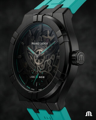 Maurice Lacroix Aikon Automatic Skeleton AI6028-DLB0B-030-H Label Noir Limited Edition 100pcs (+ резервна каишка)