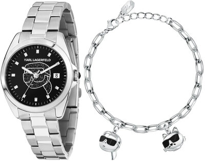 Karl Lagerfeld Round Essentials R0553101516 + гривна
