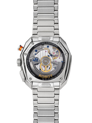 Robot Robotic One Silver 2501ST01 Automatic Chronograph (+ резервна каишка)