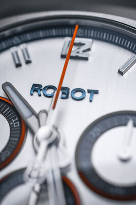 Robot Robotic One Silver 2501ST01 Automatic Chronograph (+ резервна каишка)