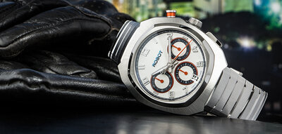 Robot Robotic One Silver 2501ST01 Automatic Chronograph (+ резервна каишка)
