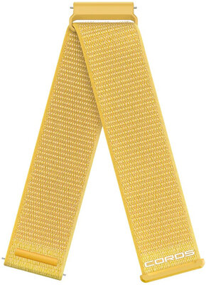 Найлонова каишка Coros (pro Apex 4 42mm, Pace 4, Pace Pro aj.), жълт, Quick Release