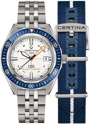 Certina DS Super PH2000M Automatic Powermatic 80 C050.607.44.011.02 (+ резервна каишка)
