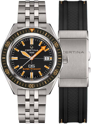 Certina DS Super PH2000M Automatic Powermatic 80 C050.607.44.051.02 (+ резервна каишка)