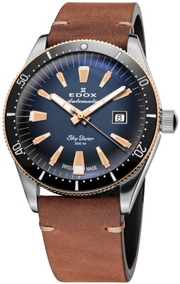 Edox SkyDiver Automatic Date 80126-357RNM-BUIDR Limited Edition (+ резервна каишка)