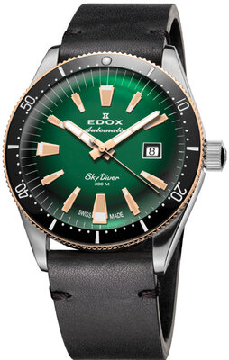 Edox SkyDiver Automatic Date 80126-357RNM-VIR Limited Edition (+ резервна каишка)