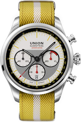 Union Glashütte Belisar Chronograph D009.427.18.011.09 Silvretta Classic 2026 Limited Edition 200pcs (+ 2 резервни каишки)