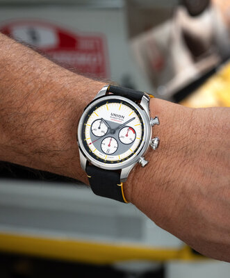 Union Glashütte Belisar Chronograph D009.427.18.011.09 Silvretta Classic 2026 Limited Edition 200pcs (+ 2 резервни каишки)