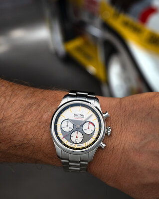 Union Glashütte Belisar Chronograph D009.427.18.011.09 Silvretta Classic 2026 Limited Edition 200pcs (+ 2 резервни каишки)