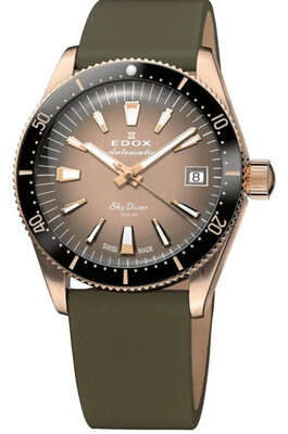 Edox SkyDiver 38 Date Automatic 80131-37rnc-vdbei (+ резервна каишка)