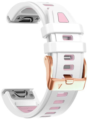 Силиконова каишка Ricardo Pozza 20mm, White, QuickFit