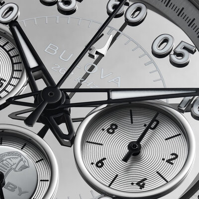 Bulova Archive Series "Shelby" Racer Chronograph Quartz 96K118 Limited Edition 9999pcs (+ резервна каишка)